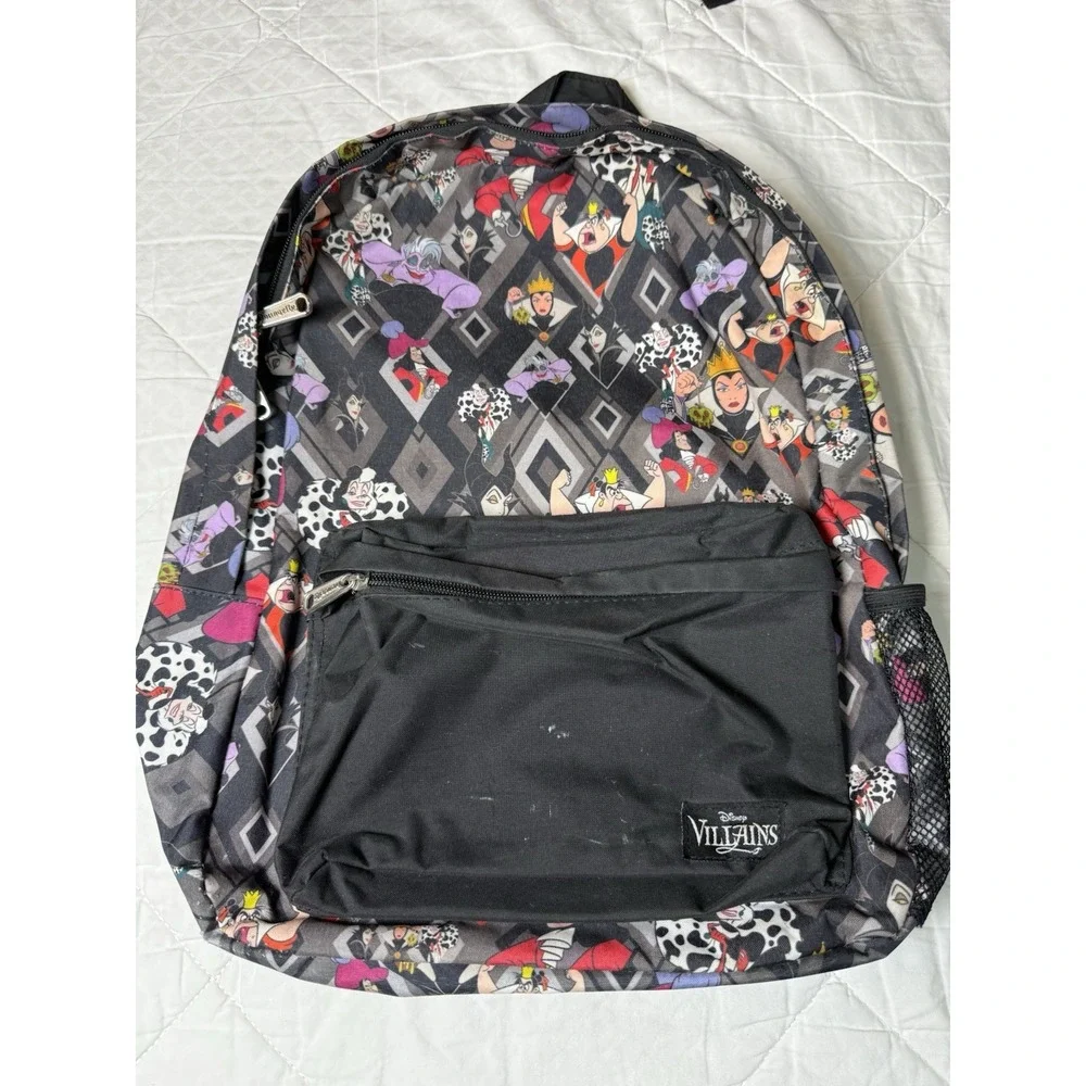 Disney Villains Backpack‎ Loungefly Evil Queen Ursula Cruella School Bag